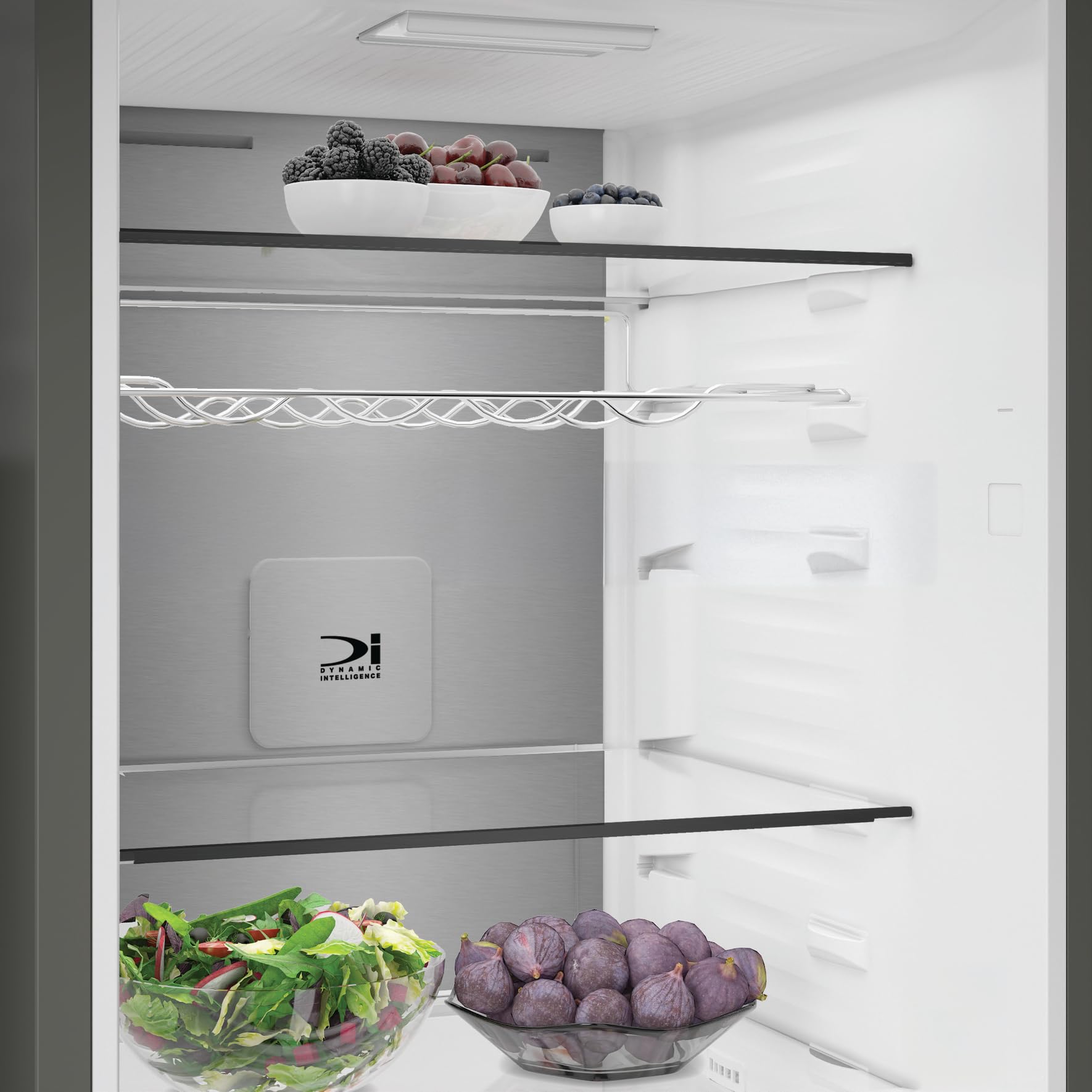 Bauknecht KGDNF 20CD IN Kühl-Gefrierkombination freistehend, 415 Liter, Dual Cool Total NoFrost, FreshShield, Smoothfit, Edelstahloptik