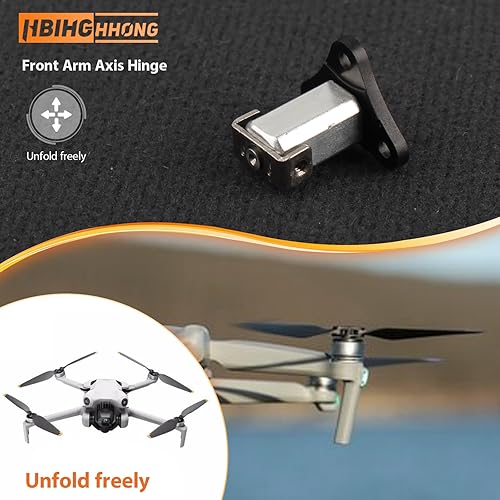 Miniatura 3 de Reemplazo del eje del brazo delantero para DJI mini 4 pro/Mini 3 bisagras de brazo delantero eje de brazo para DJI mini 4 Pro Drone Accesorios