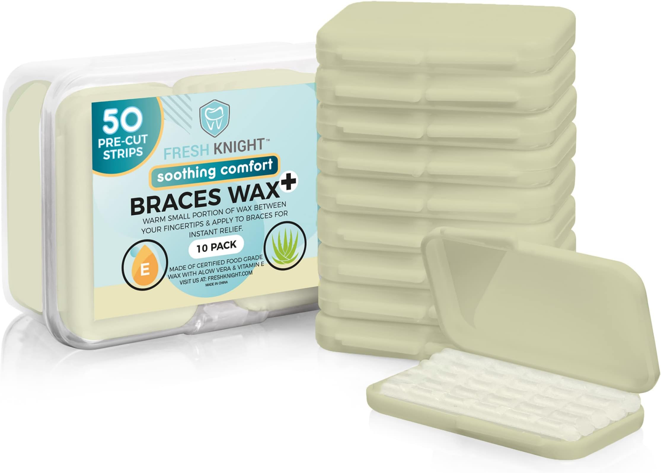 Bee Well Ortho Wax Pure All Natural Extra Firm Braces