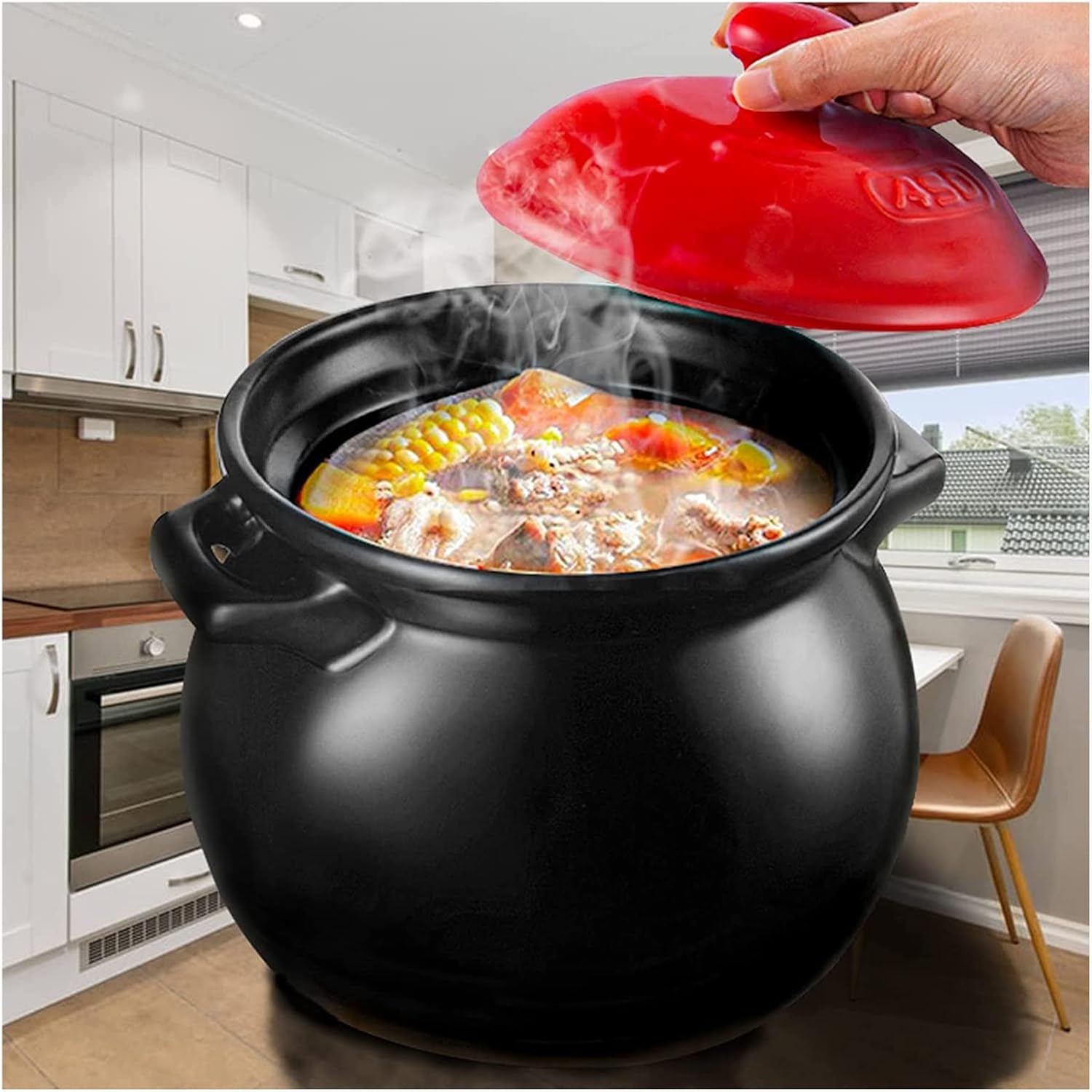 SoOSSN Casserole Dishes with Lids NonStick Pan Soup Pot