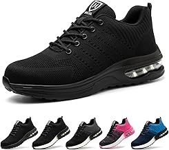 Safety Shoes, Work Shoes, Men's, Women's, Sneakers, Lightweight, Steel Toe, Nail Prevention, Anti-Slip, Air Cushion, Stylish, Breathable, Safety Shoes, Construction Site, Safety Sneakers