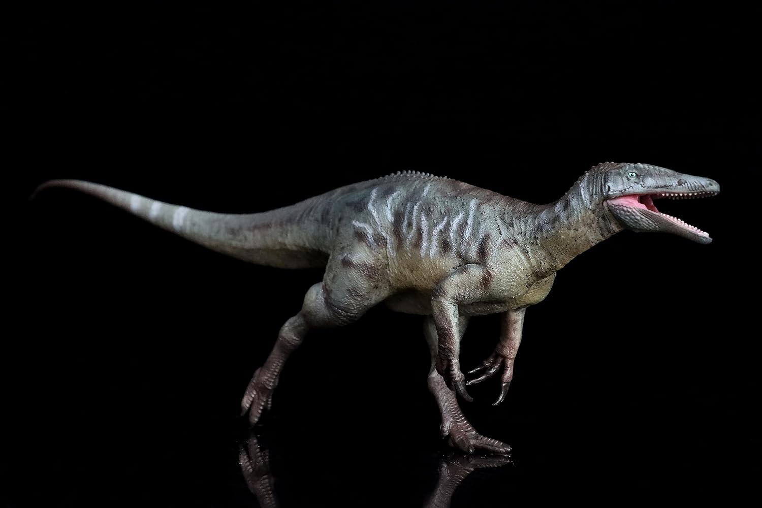 HLG Studio 1:35 Scale Megaraptor Model PVC Dinosaurs Figure Collection Realistic Decoration Gift for Adult (Green)