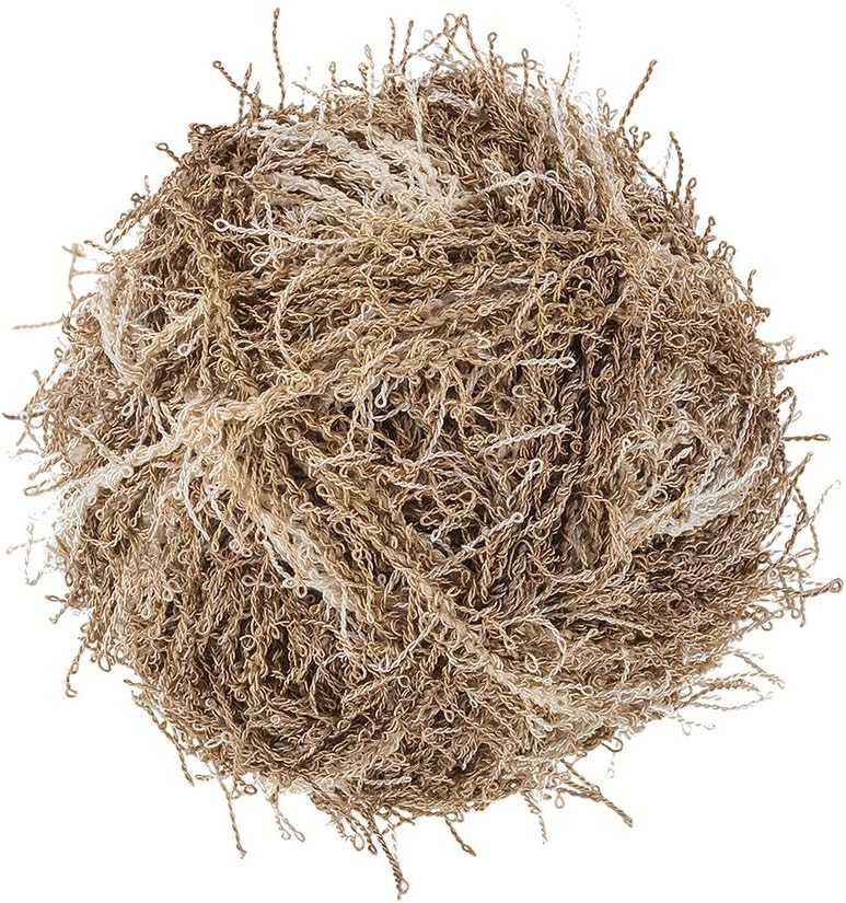 RED Heart CNCE833.938 Scrubby Yarn, Almond
