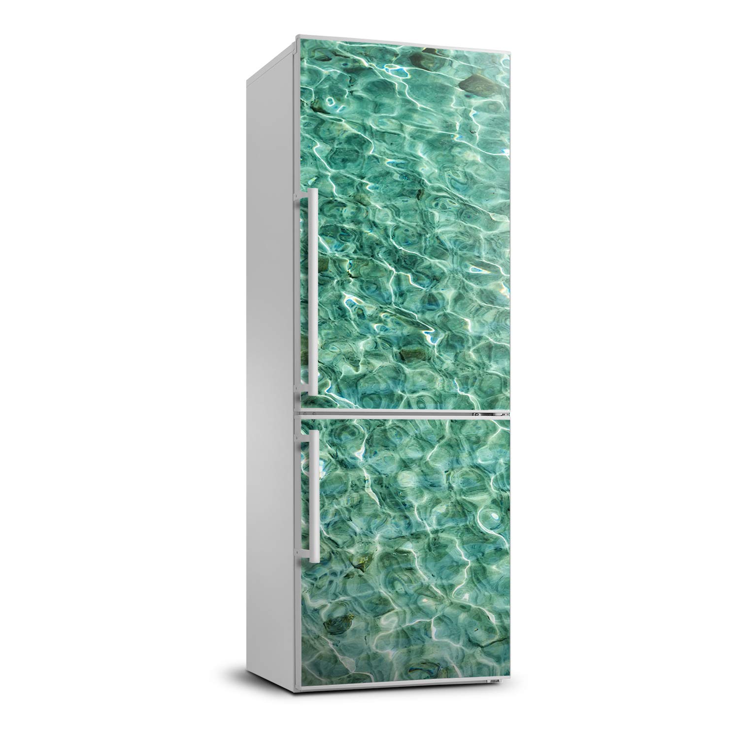 Vinilo para nevera autoadhesivo Tulup de 60x180 cm con diseño de agua clara para cocina