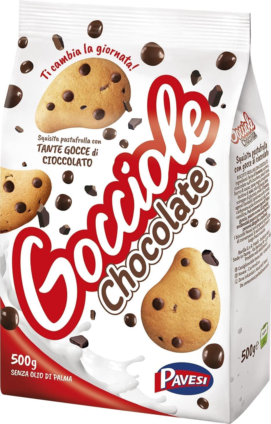 Italian Gourmet Bundle 12x 500g + Italian Gourmet Polpa Gratis – Schokoladen Cookies mit Schokostücken – Italienische Chocolate Cookies XXL Familienpackung – Keks Vorratspaket für Snack, Frühstück