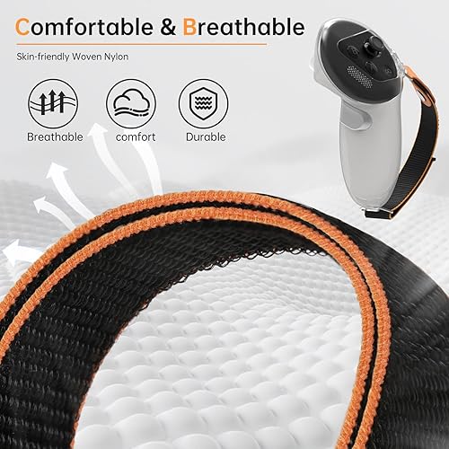 Miniatura 6 de Hibloks Upgraded Controller Grips Cover Compatible with MetaOculus Quest 3 Accessories,Silicone Cover with Non-slip Texture, Thumb Massage Design,