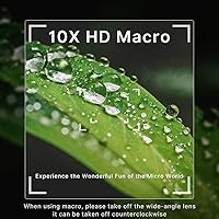 Vista 3 de Lente gran angular para Sony ZV1 ULANZI WL-1 ZV1 0.709 in gran angular/10X Macro 2 en 1 lente adicional para cámara Sony ZV1/RX100 VII