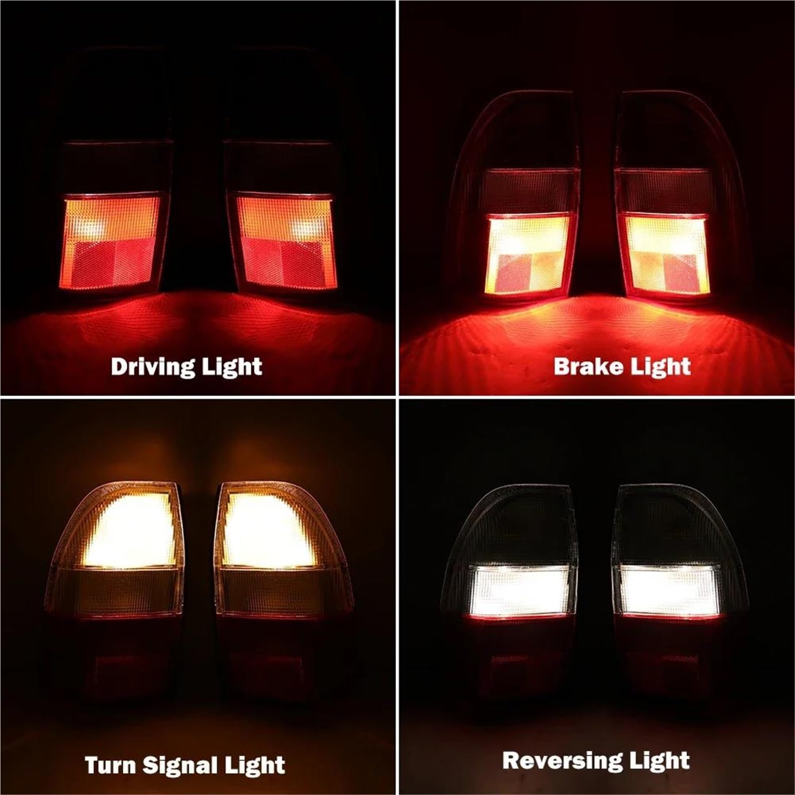 Luces Traseras Piloto Trasero Para Mitsubishi L200 MK4 1995-2006 Luz De Posición, Luz De Freno Y Luz Intermitente MR109127/R, MR109128 Piloto Trasero Luz Trasera(Izquierda y derecha)