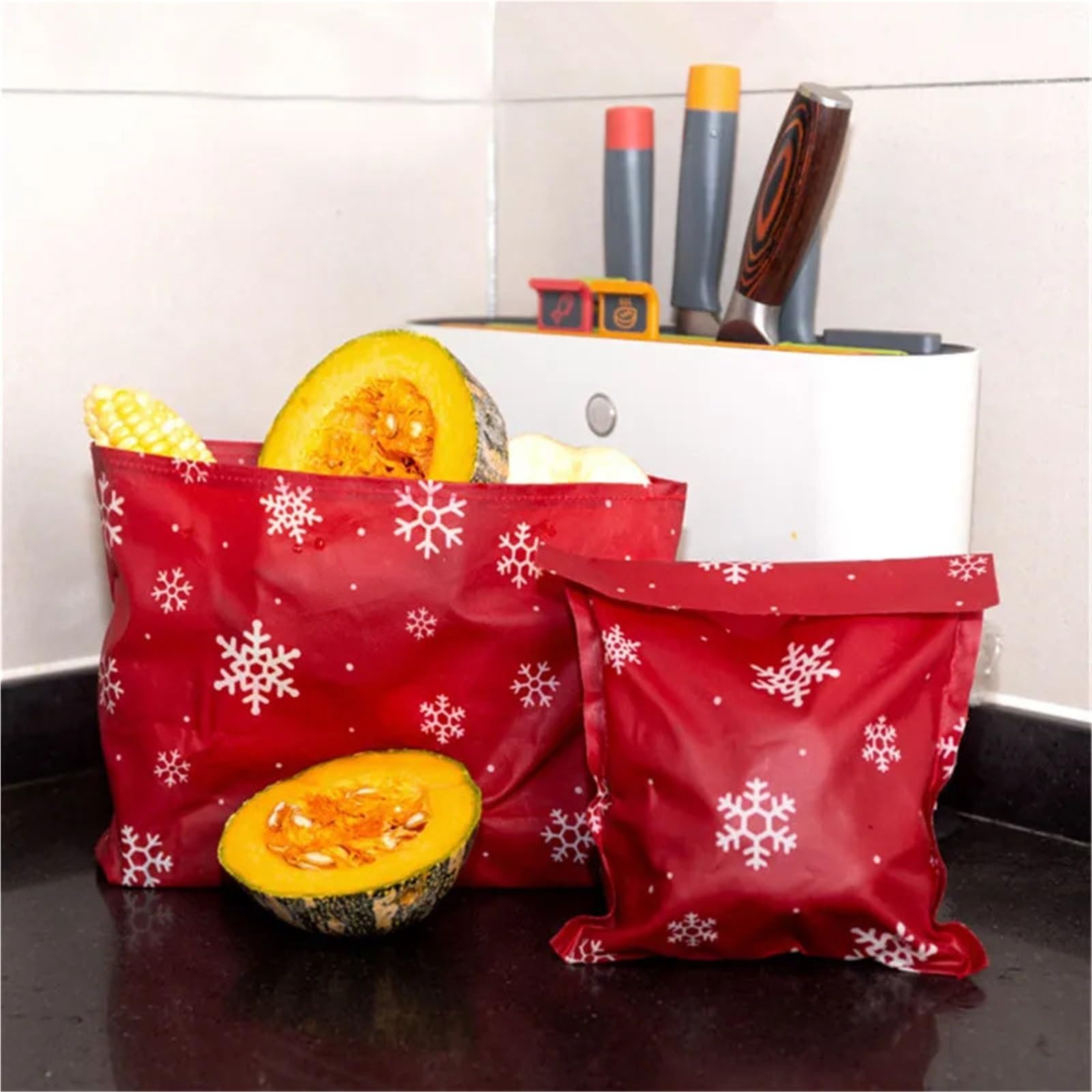 Bolsa para Pan 4 Uds Envoltura de Cera de Abejas paño de Mantenimiento Fresco Bolsas de Almacenamiento de Frutas y Verduras Reutilizables for Cocina(Deep Green,33x35cm)