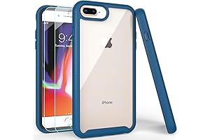 LUCKYCAT iPhone 7 Case with Tempered Glass Screen Protector