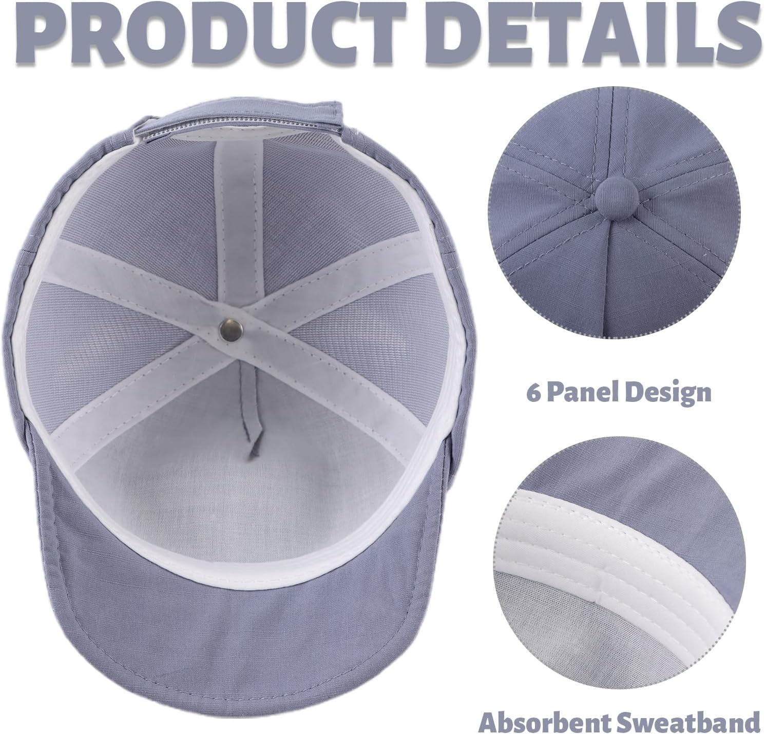 OMUKY Cotton Baby Toddler Hat Sun Protection Toddler Baseball Hat Infant Boys Girls Beach Cap Cute Baby Baseball Cap 3M-18M - Image 5