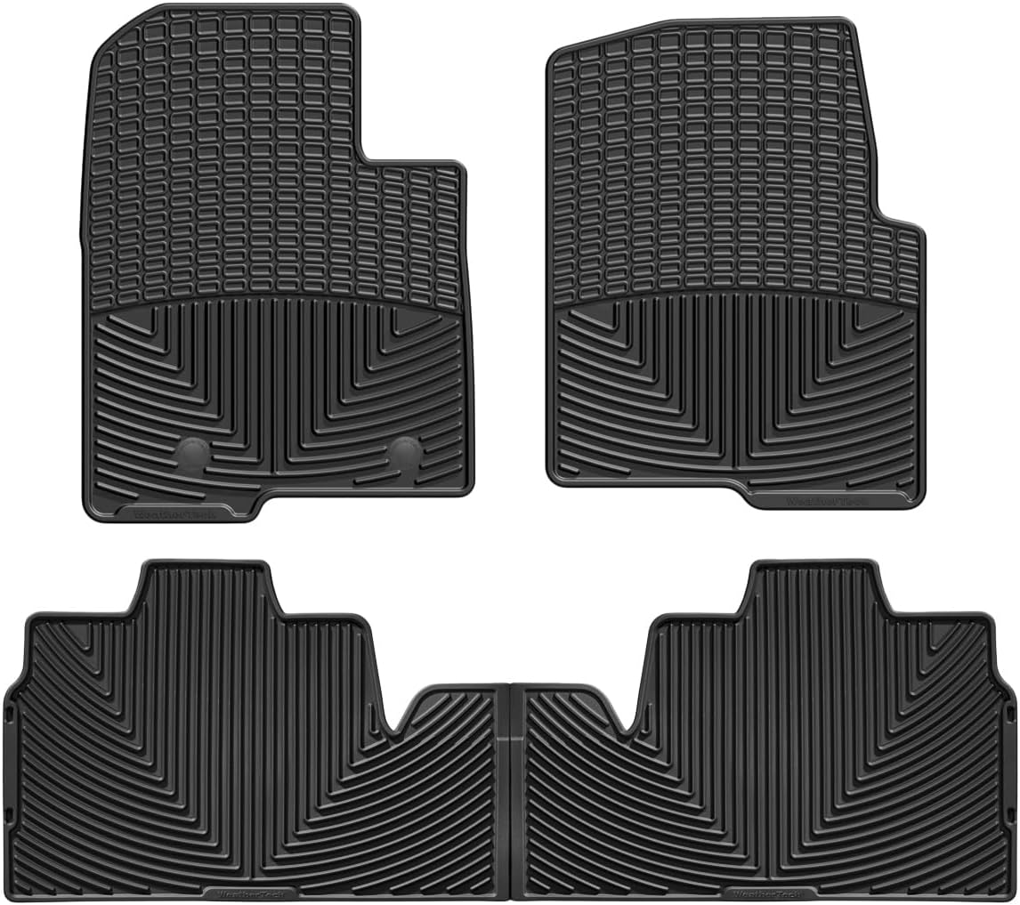 WeatherTech All-Weather Floor Mats for Ford F-150 SVT Raptor - 1st & 2nd Row (W239-W139), Black