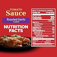 Vista 2 de Hunt's Salsa de tomate con ajo asado, apto para dieta cetogénica, 8 onzas