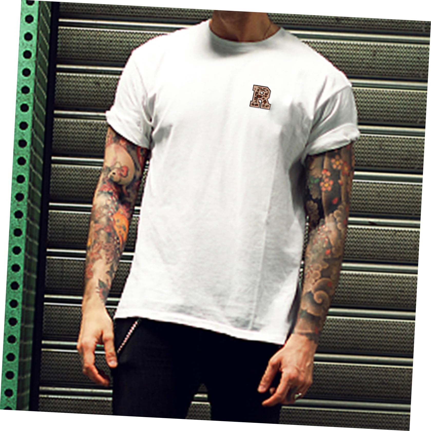 5 Set Toppe Termoadesive Inglesi in Tessuto Morbido Per Riparazioni E Decorazioni Shirt Borse E Cappelli Facili Da Stirare O Cucire Resistenti E Pratiche 26 Pezzi * 5