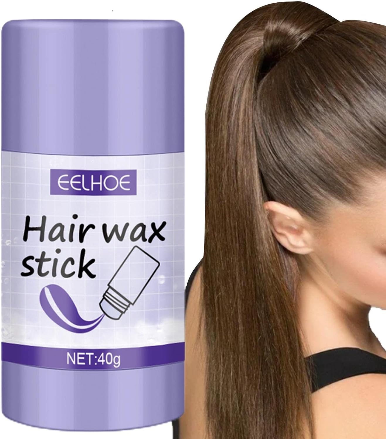 Wax Hair Stick,Melting and Holding Spray Hair Adhesive for Curly Wigs