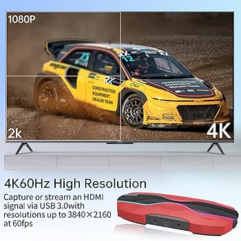 Amazon.com: kuhaimi Capture Card, 4K HDMI Video Capture Card