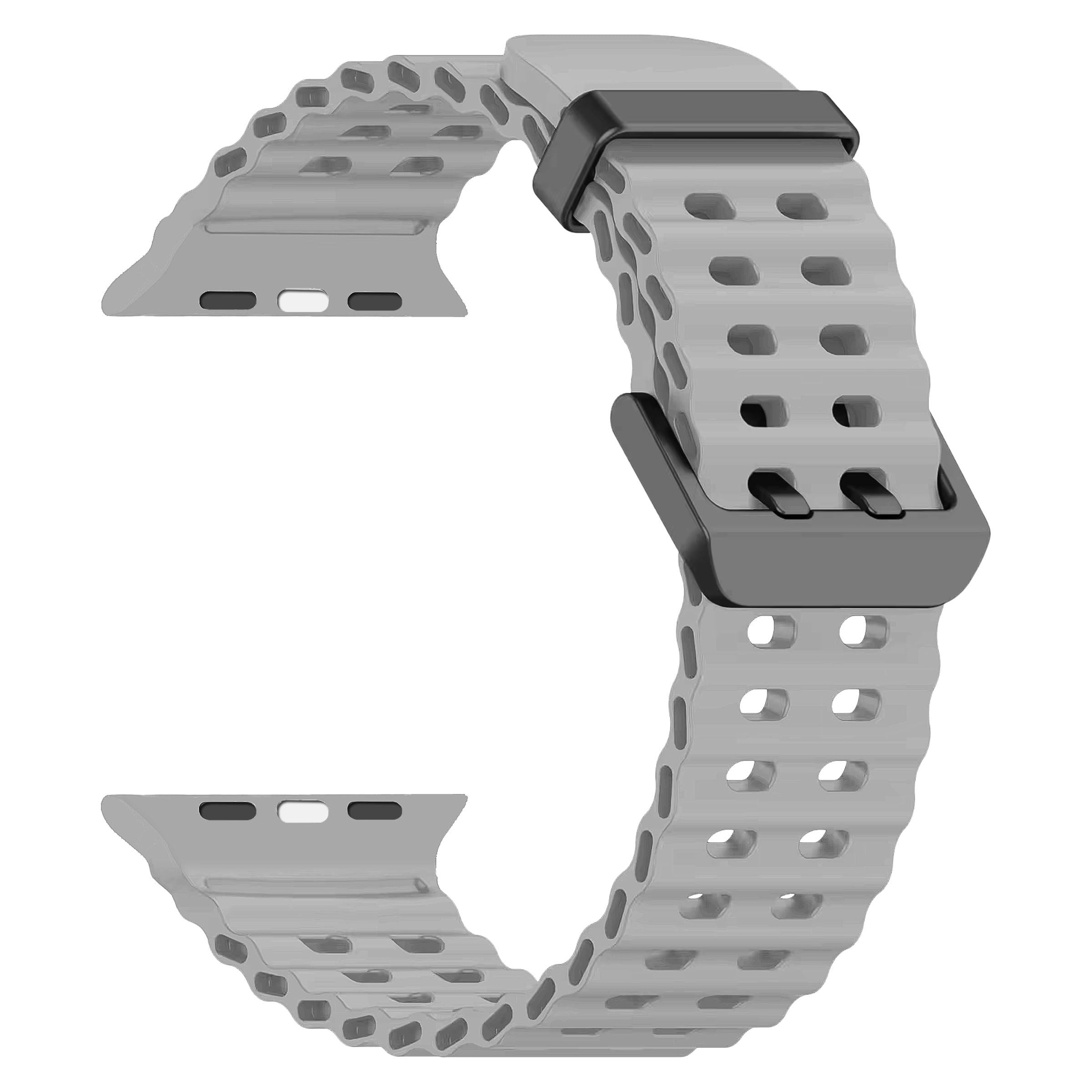 ACM Watch Strap Slide 42mm 44mm 45mm 46mm 49mm Silicone Belt compatible with Fire-Boltt Axiom Bsw259 Smartwatch Sports Classic Band-picture-27