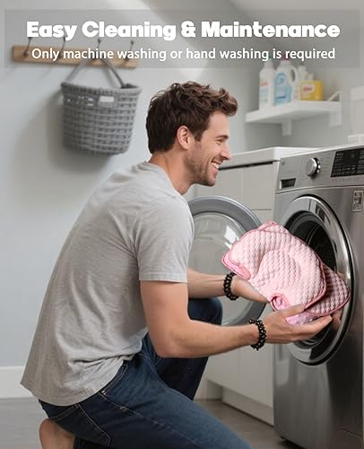 Miniatura 8 de Inserto de asiento de automóvil para bebé, cojín reversible 2 en 1 para recién nacidos y niños pequeños, almohadilla de apoyo para la cabeza y el