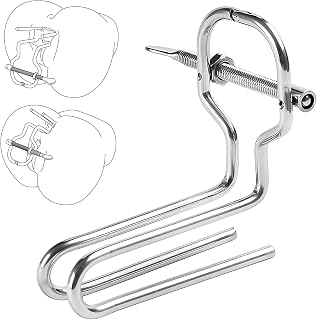 Adjustable Anal Expander Vaginal Expander Butt Plug Personal Wand Massager - Stainless Steel Plugs Adjustable Anal Dilator BDSM Sex Toys for Men Women