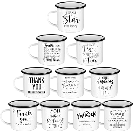 amazon-mifoci-10-pcs-thank-you-gift-enamel-mugs-with-handle