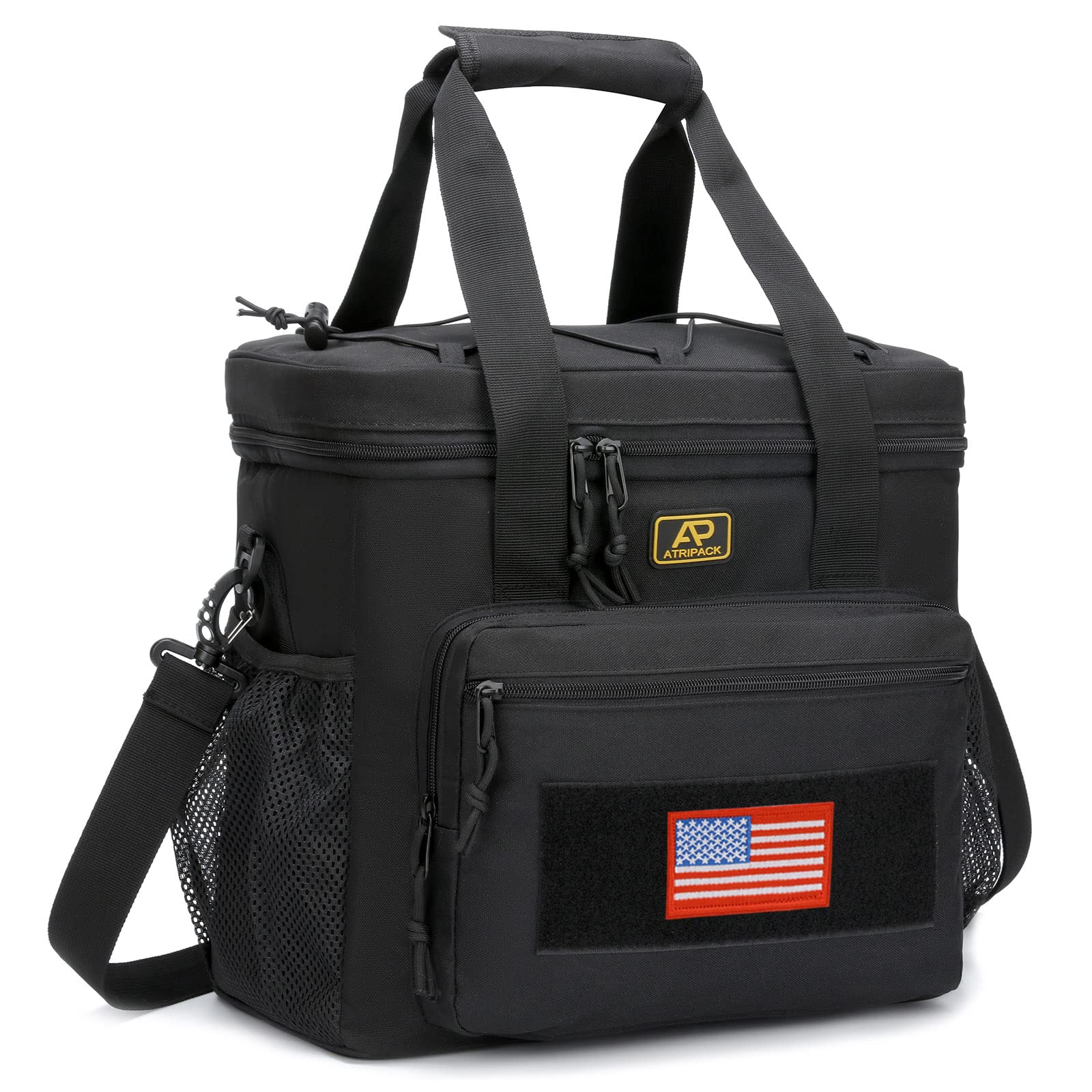 ATRIPACK Lunch Box for Men, Tactical Lunch Bag MOLLE Webbing Leakproof Insulated Large Lunch Cooler Women Adult Meal with Adjustable Shoulder Strap