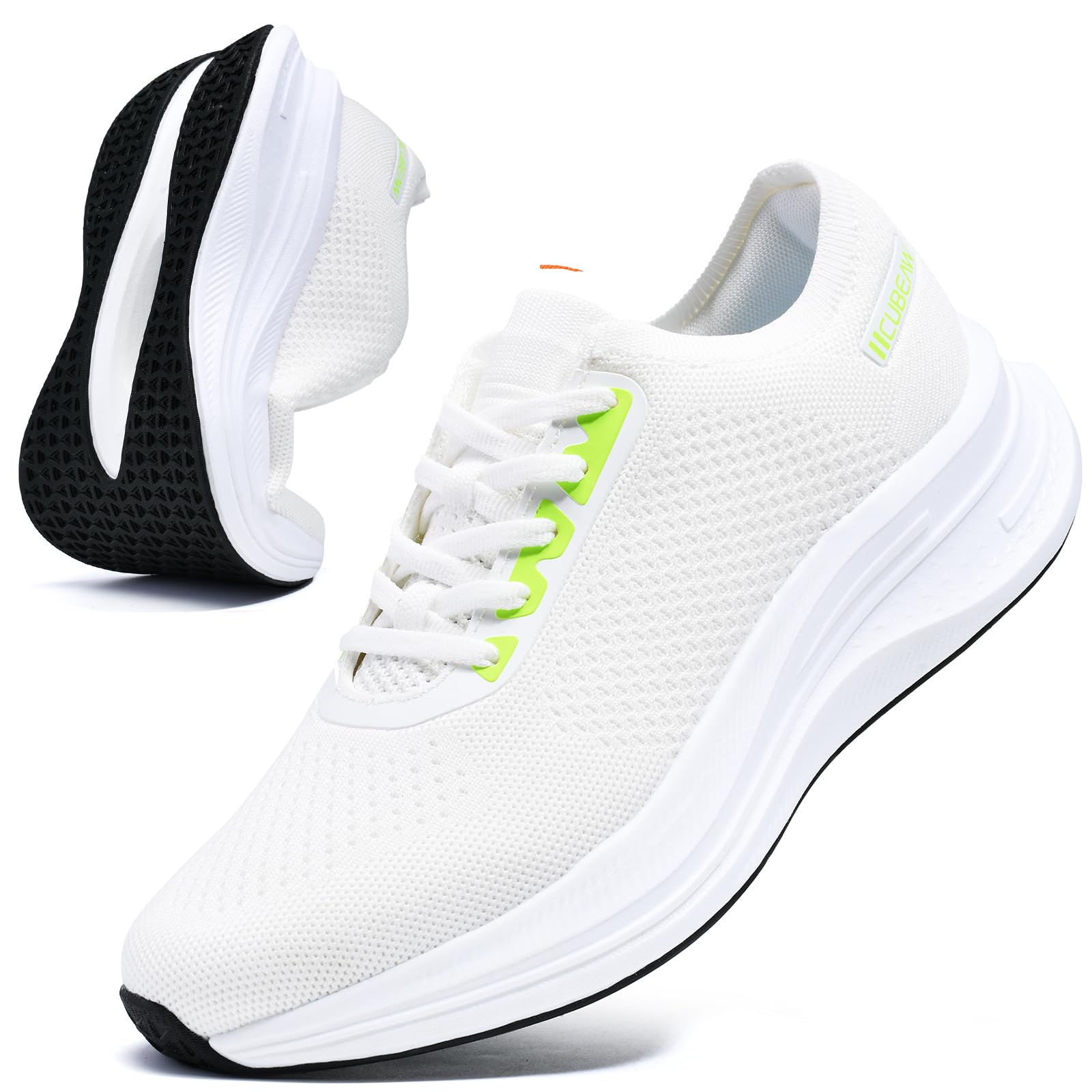Mens Running Shoes-Breathable Walking Non-Slip Athletic Sneakers Lightweight Gym Comfortable Tennis Road Sneaker Training Shoe Men with Boxes