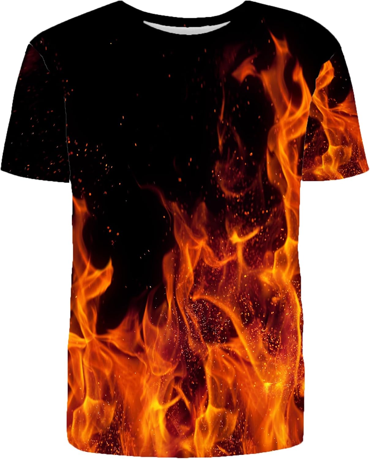 Unisex 3D Print Round Neck Short Sleeved Fashion Summer T-Shirt