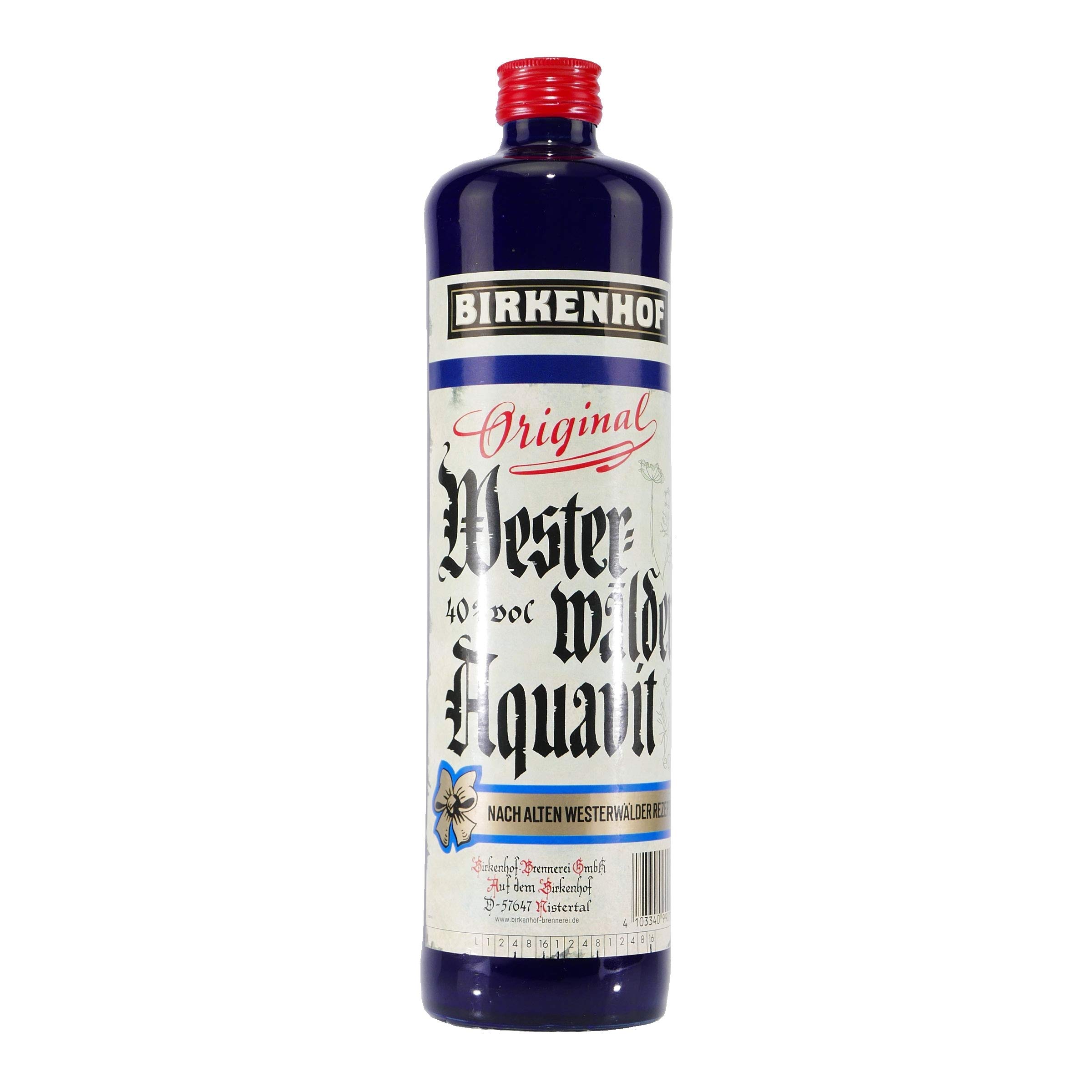 Birkenhof Westerwälder Aquavit mit Geschenk-Holzkiste