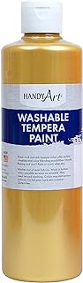 Handy Art 211-162 Washable Paint 16 ounce, Metallic Gold