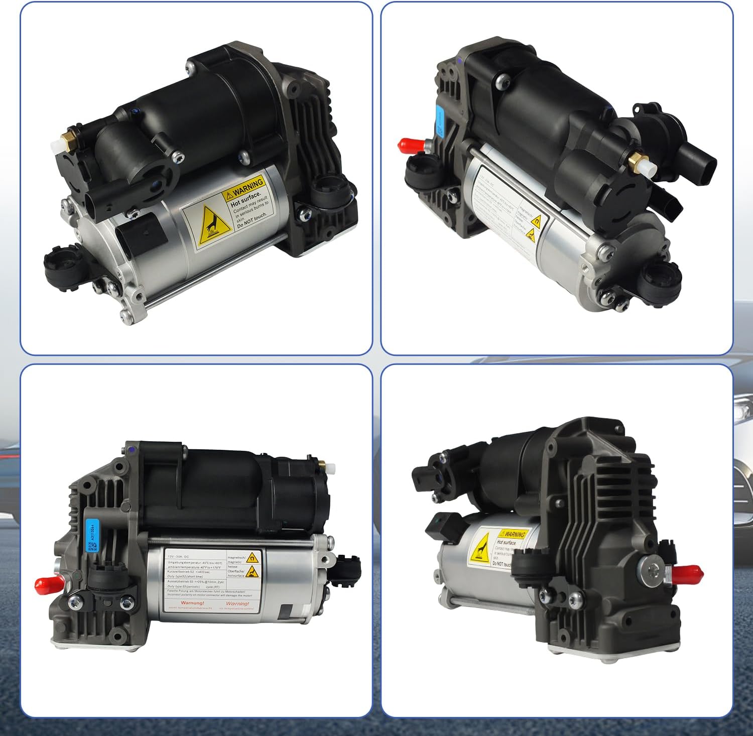 Air Suspension Compressor Pump 2213201604 for Mer cede s-B enz S350 S400 S450 S550 S600 S63 AMG Air Ride Pump for Mercedes W221 CL216 W166 X166 ML GL class 2213200704 2213200904 A1663200104