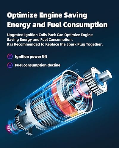 Vista 1183 de ECCPP Bobinas de encendido portátiles de repuesto para automóvil compatibles con Infiniti I30/para Nissan Maxima 3.0L V6 2000-2001 Reemplazo