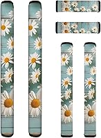 Vista 42 de Juego de 6 fundas para manijas de puerta de refrigerador, protector antideslizante para refrigerador, horno, lavavajillas, mantiene