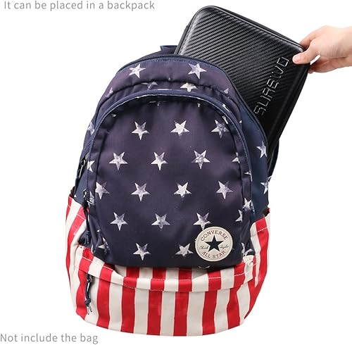 Miniatura 7 de SUREWO Funda de transporte impermeable compatible con GoPro Hero 10987(2018)65 negro, AKASOCamparkYI cámara de acción y más (tamaño grande)