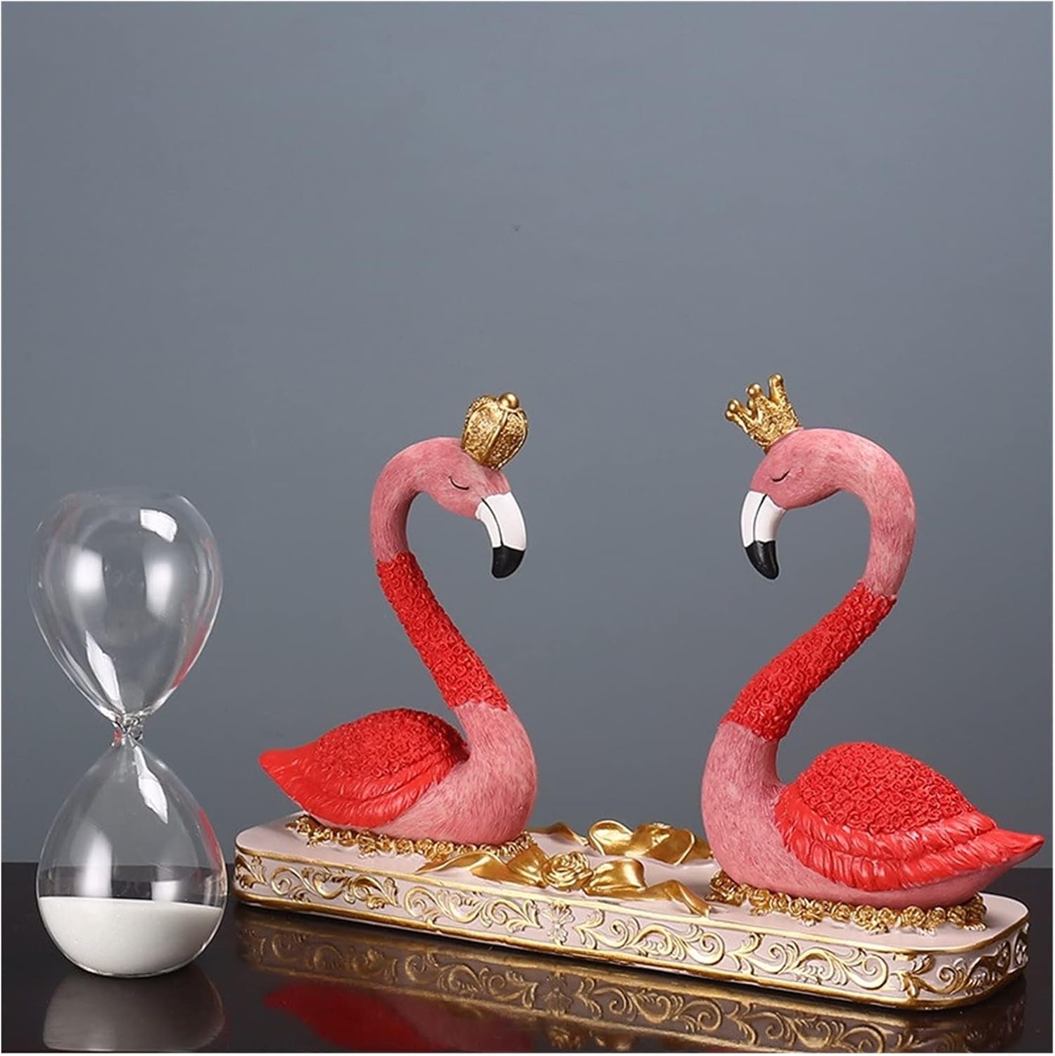 Flamingo Hourglass Decoration Ornaments Girl Bedroom Room Bedside Table Tv Cabinet Wedding Gifts for Couples Home Decor