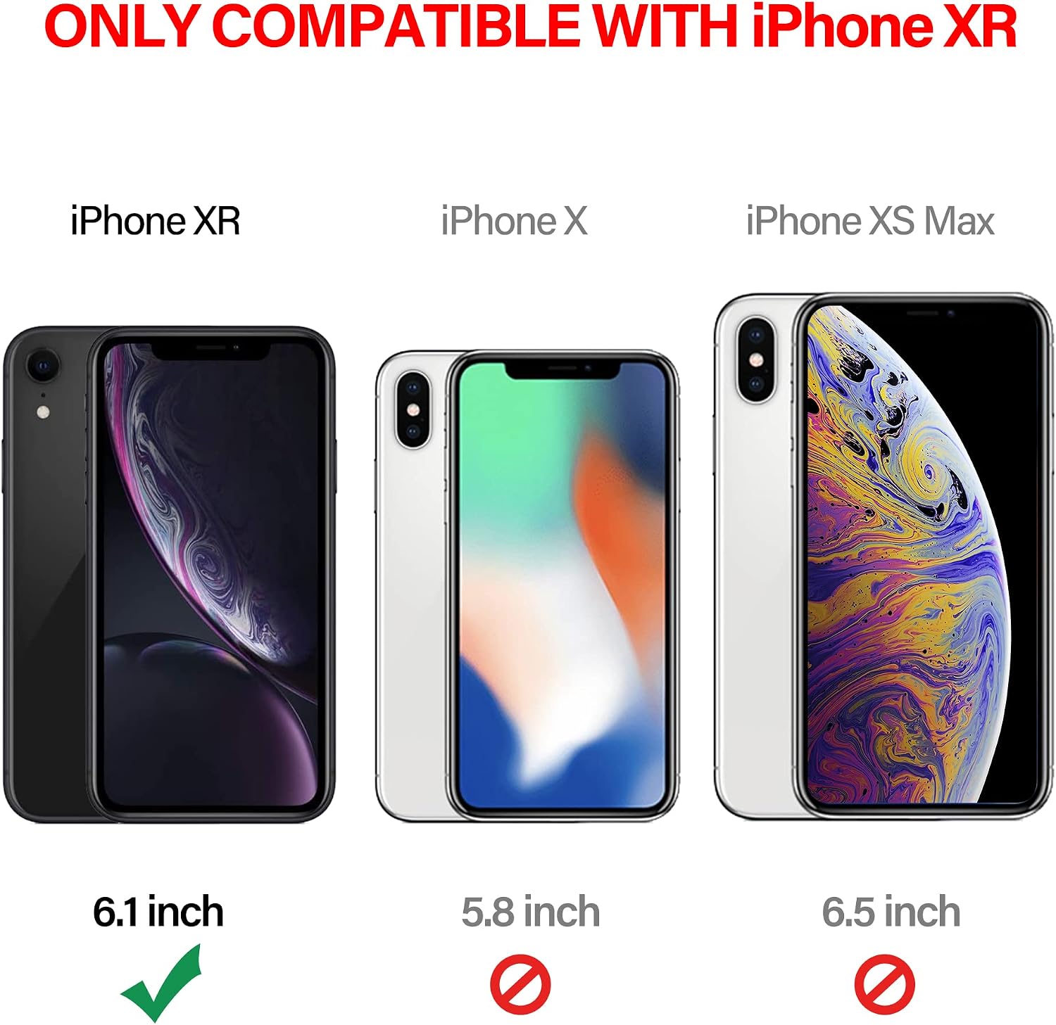 Vakoo for iPhone XR Case, iPhone XR Phone Case, 6.1-Inch, Stand Series [Military Grade Drop Protection] [Metal Ring Holder] Heavy Duty Design Shockproof Protective Phone Case for iPhone XR, Dark Green