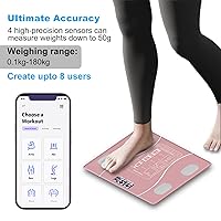 Vista 5 de Intelligent Body Fat Scale, a Simple and Practical Digital Scale That can be Connected to a Mobile Digital Bathroom Scale to Display BMI, Body Fat