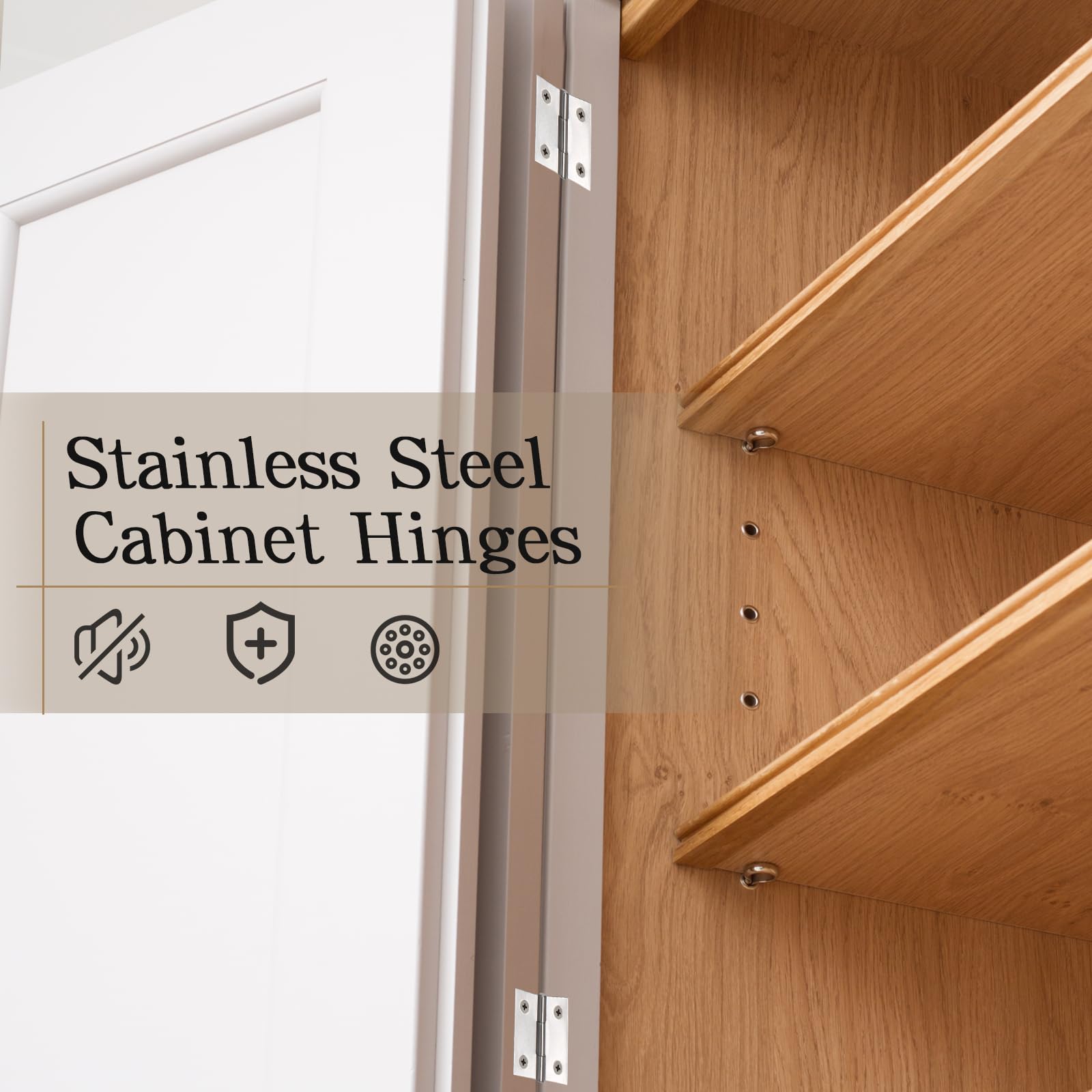 Luomorgo 1.5 Inch Mini Hinges, Stainless Steel Butt Hinges, -6 Luomorgo 1.5 Inch Mini Hinges, Stainless Steel Butt Hinges, -6