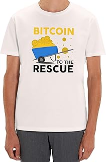 Maglietta da uomo e donna con Bitcoin to The Rescue Crypto