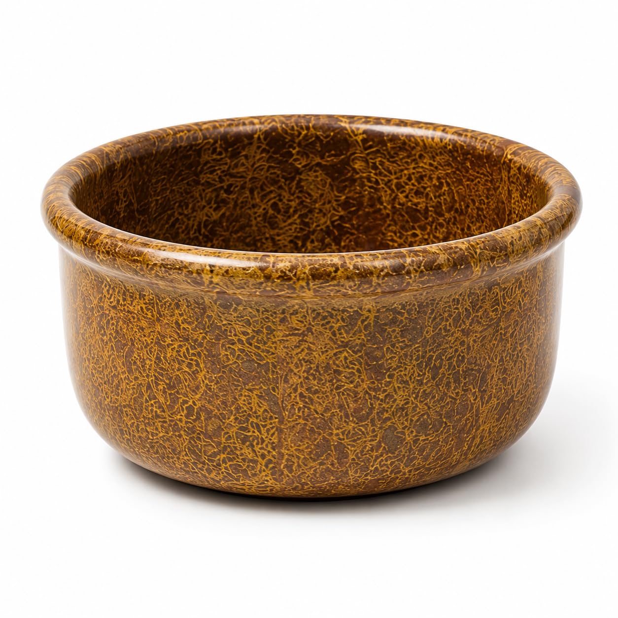 Natural Habur Stone Bowl | Handmade Fossil Stone Serving Bowl for Curd, Raita, Desserts & Dry Fruits | Traditional Jaisalmer Stone Utensil (390 Ml (4 * 2 Inch))-image-25