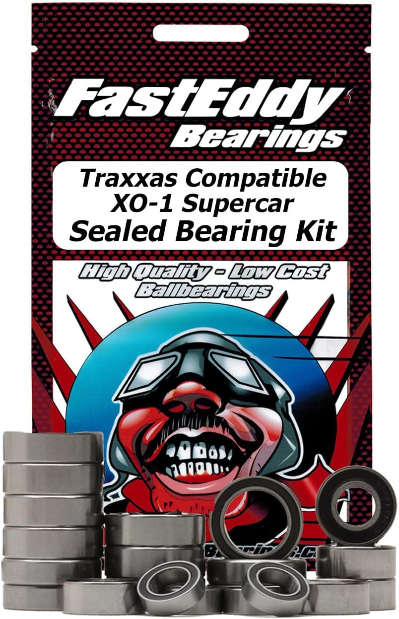 FastEddy Bearings Compatible with Traxxas XO-1 Supercar Sealed Bearing Kit