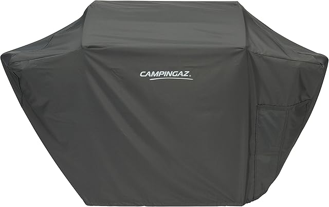 Campingaz BBQ Cover Premium L, solid waterproof barbecue grill cover with PU coating, pull cord for mounting 3 series, protection against sun, dust, rain