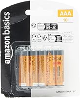 Vista 7 de Yaxa Basics Paquete de 10 pilas alcalinas AAA de alto rendimiento, 1.5 voltios, 10 años de vida útil