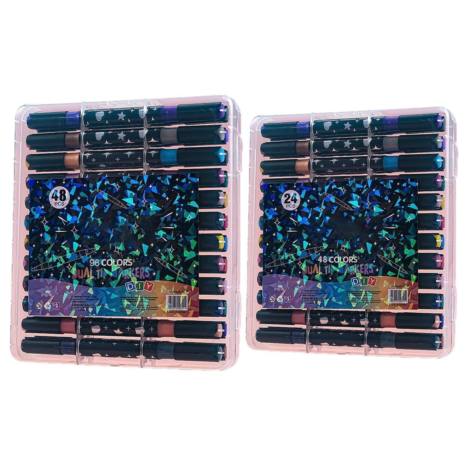 Générique Marqueurs Surligneurs Double Pointe Fournitures D'Art