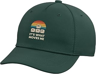 WASD It's What Moves Me Retro Gamer Kids Gaming Keyboard Adjustable Baseball Hat