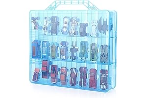 BTSKY Double-Sided Hot Wheels Case Storage: The Ultimate Toy Organizer Solution