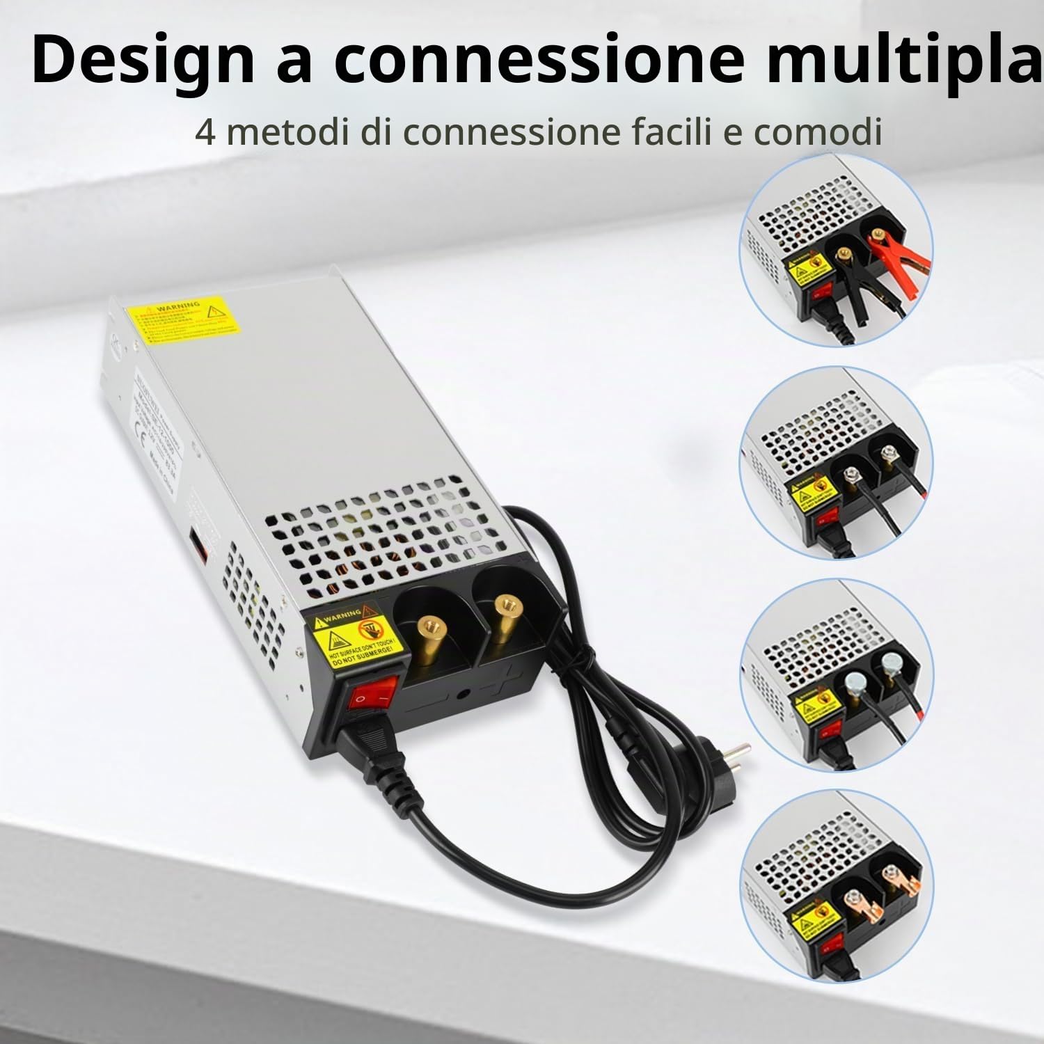 DC 12V 125A 1500W Alimentatore Trasformatore 230V AC to DC 12Volt 125A Interruttore 1500W Alimentatore per Pompa LED CCTV Telecamera Sicurezza Auto Stereo Stampante 3D e altri 12V Dispositivi