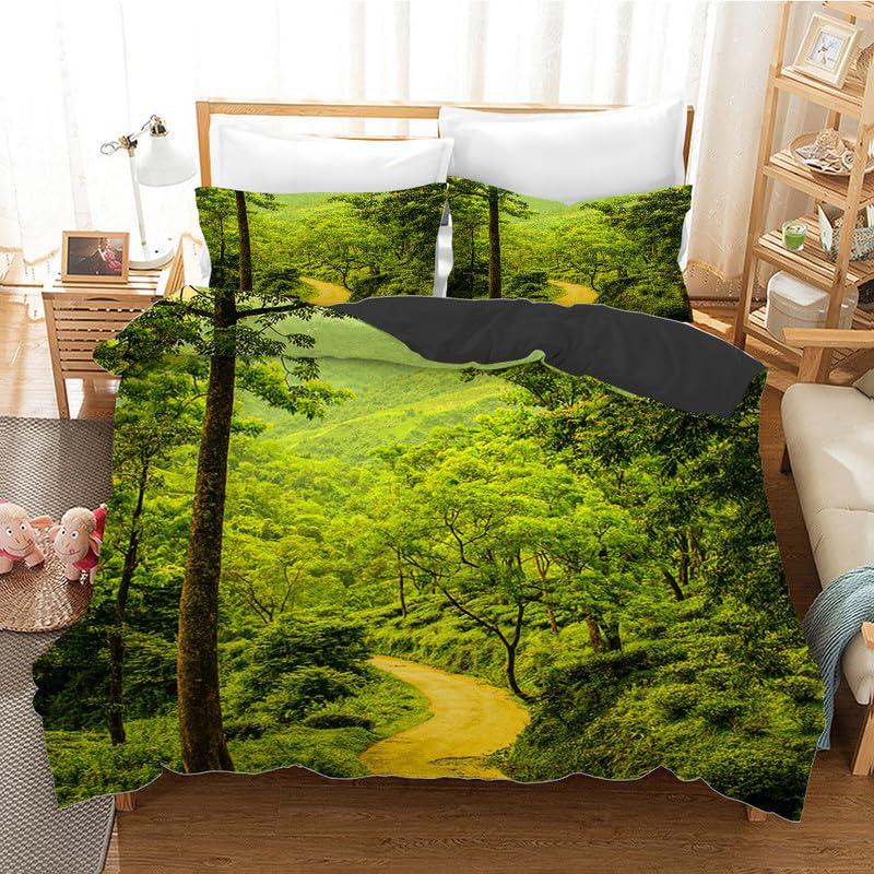 Housse de couette 140x200 de qualité supérieure 110g/m² imprimé jungle