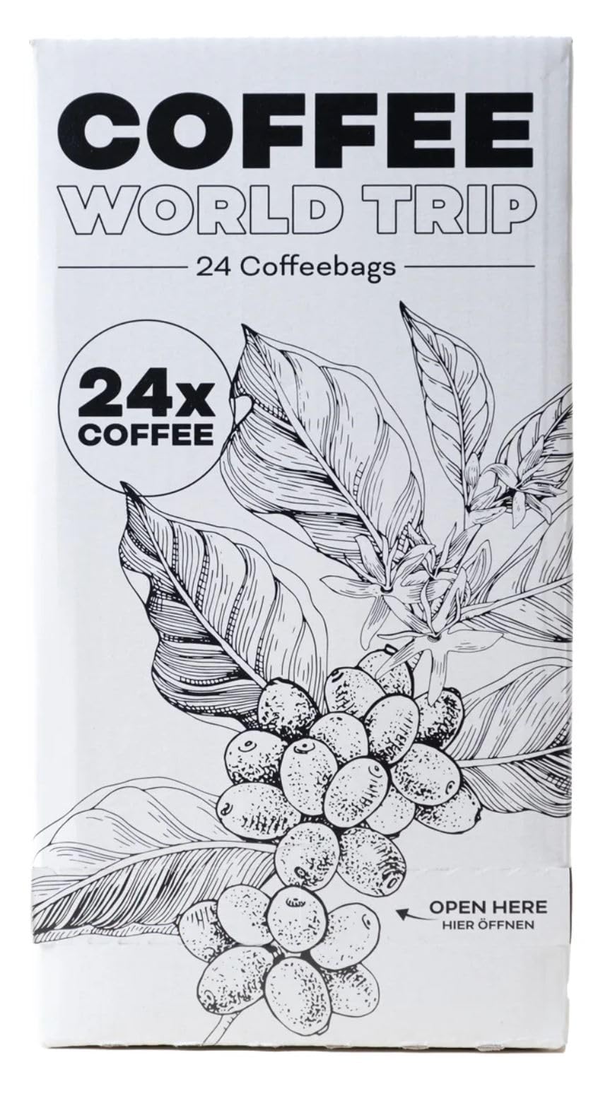 Kaffee Adventskalender Coffee World Trip 24 Einzelfilter Coffeebags Geschenkbox