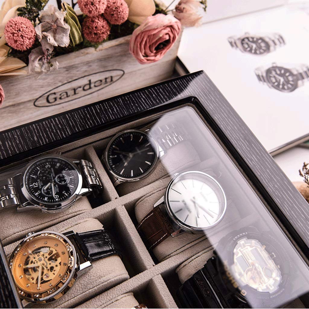 FKGJKT Uhrenbox – Schmuckschatulle und Schmuck-Organizer, Uhrenaufbewahrung, Schmuck-Organizer, verspiegelter Aufbewahrungskoffer, Geschenk für Mama Warm as Ever