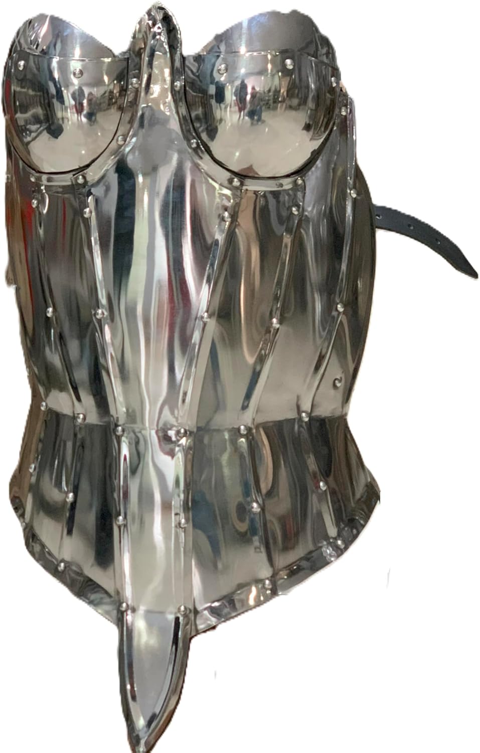 LARP Fantsy Female Armor Corset Lady Steel Breastplate Cosplay Stage Armor Halloween Roleplay Armor Costume